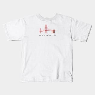 Golden Gate Bridge 2, San Francisco, California Kids T-Shirt